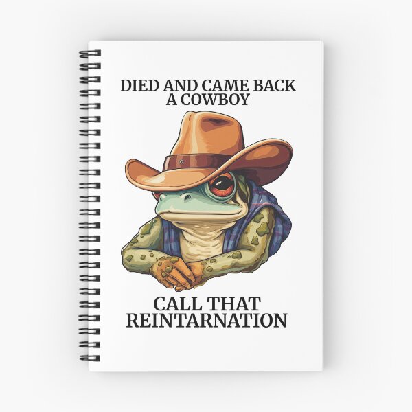 Item preview, Reintarnation Frog In Cowboy Hat designed and sold by RockFireMerch.