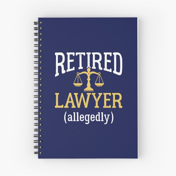 Item preview, Retired Lawyer Allegedly Attorney Retirement Party Gifts designed and sold by jaygo.