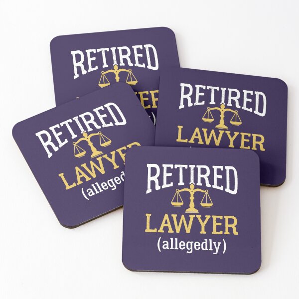 Item preview, Retired Lawyer Allegedly Attorney Retirement Party Gifts designed and sold by jaygo.