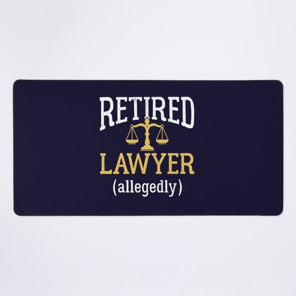 Item preview, Retired Lawyer Allegedly Attorney Retirement Party Gifts designed and sold by jaygo.