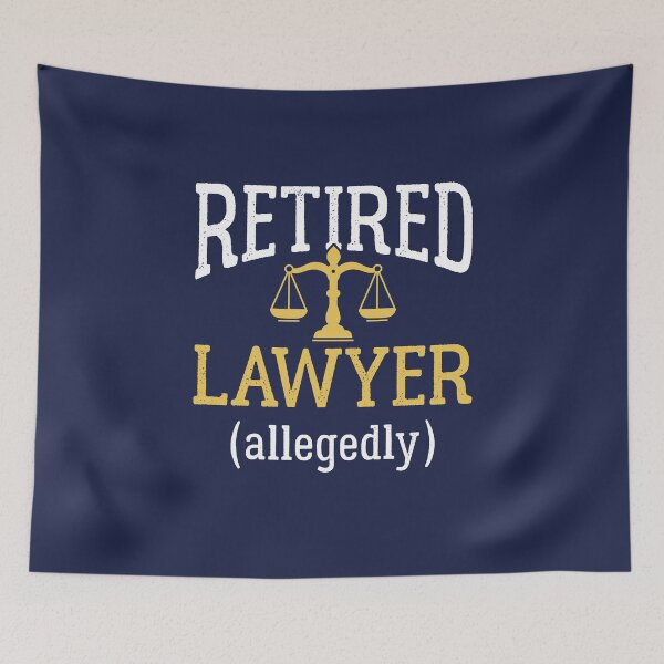 Item preview, Retired Lawyer Allegedly Attorney Retirement Party Gifts designed and sold by jaygo.