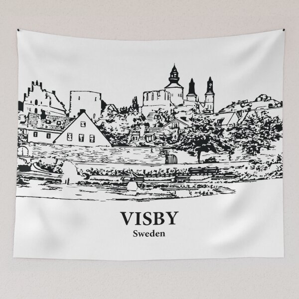 Item preview, Visby - Sweden designed and sold by Lakeric Cityscapes.