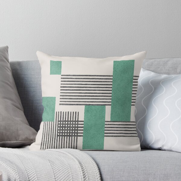 Item preview, Stripes and Square Composition - Green designed and sold by moonlightprint.