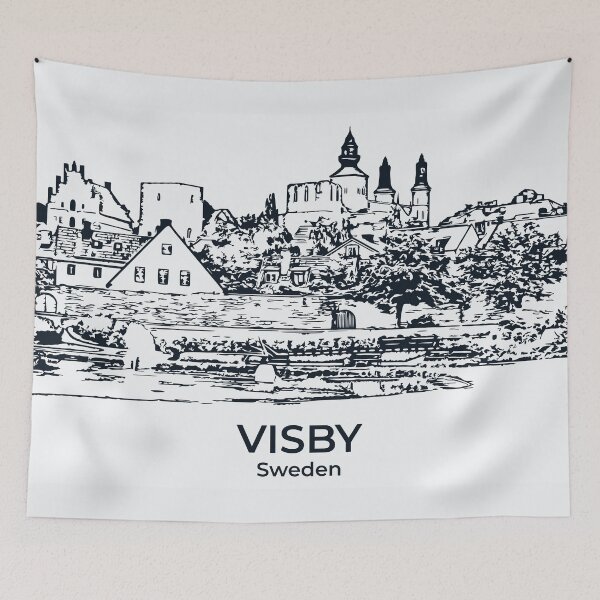 Item preview, Visby - Sweden designed and sold by Lakeric Cityscapes.