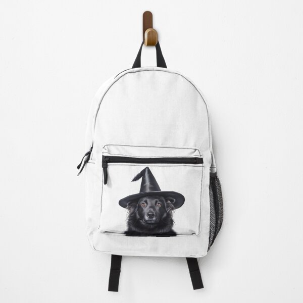 Item preview, Belgian Sheepdog Wearing Halloween Witch Hat designed and sold by LazyOwlStore.