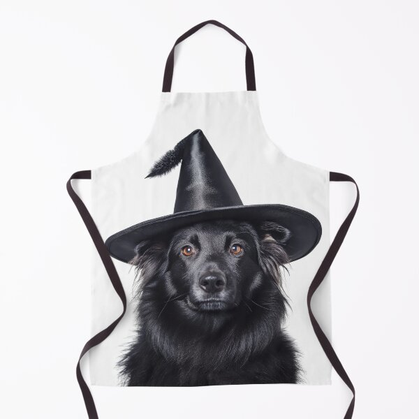Item preview, Belgian Sheepdog Wearing Halloween Witch Hat designed and sold by LazyOwlStore.