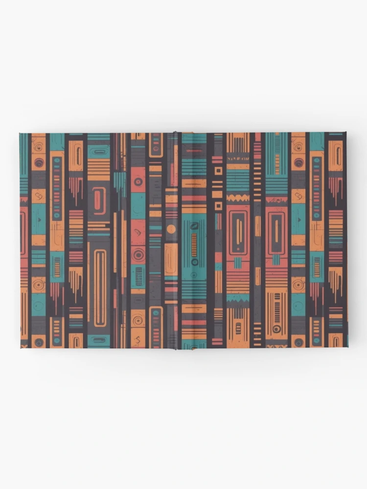 Thumbnail 2 of 3, Journal, Abstract Rows designed and sold by Zenvo.