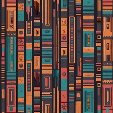 Artwork thumbnail, Abstract Rows by Zenvo