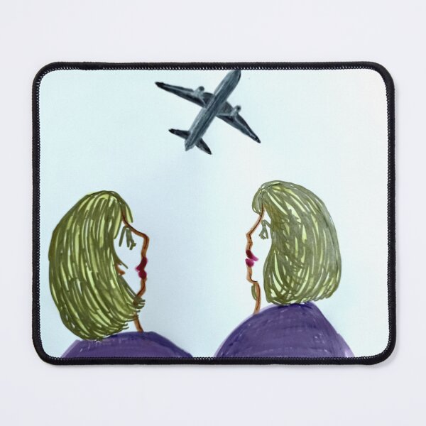 Item preview, Two ladies watching flying airplane designed and sold by D Myung Soo Hong.