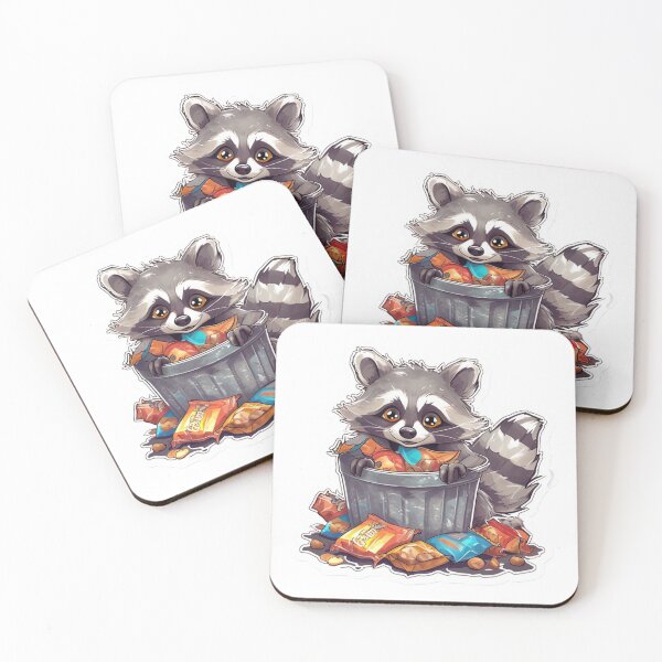Item preview, Snack Bandit in Action designed and sold by Catnip-Quests.