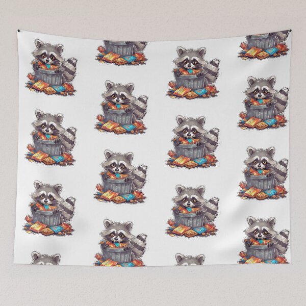 Item preview, Snack Bandit in Action designed and sold by Catnip-Quests.