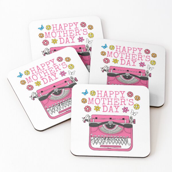 Item preview, Typewriter Mother's Day Floral Mom Typist Author designed and sold by doodlerob.
