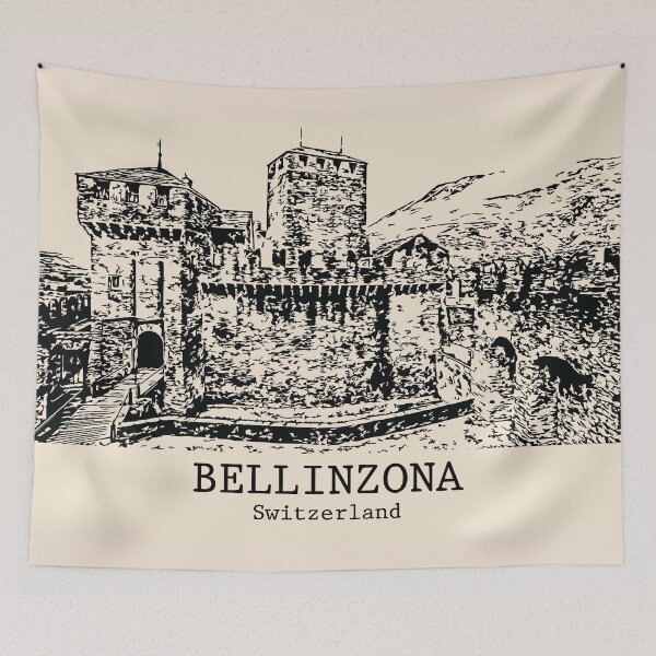 Item preview, Bellinzona - Switzerland designed and sold by Lakeric Cityscapes.