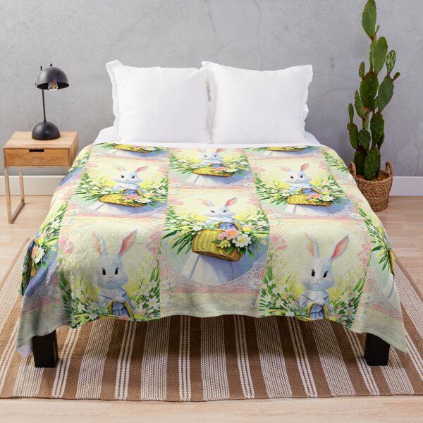 Item preview, Bunny Easter Floral - Spring Art designed and sold by Earth Nature Creations.