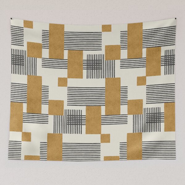Item preview, Stripes and Square Composition - Abstract designed and sold by moonlightprint.