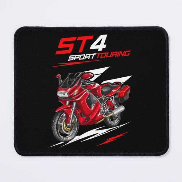 Item preview, Ducati ST4 (Red + Saddlebags) for Motorcycle Riders designed and sold by MotoApparelHub.