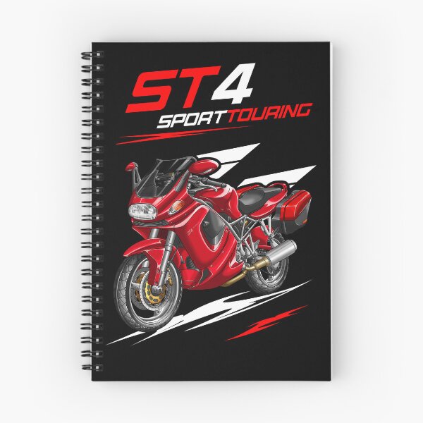 Item preview, Ducati ST4 (Red + Saddlebags) for Motorcycle Riders designed and sold by MotoApparelHub.