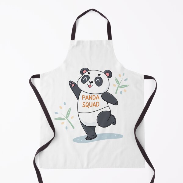 Item preview, Panda Squad – Kawaii Dancing Panda in T-Shirt – Cute Team Animal Character for Stickers & Apparel designed and sold by ThaiArtShop.