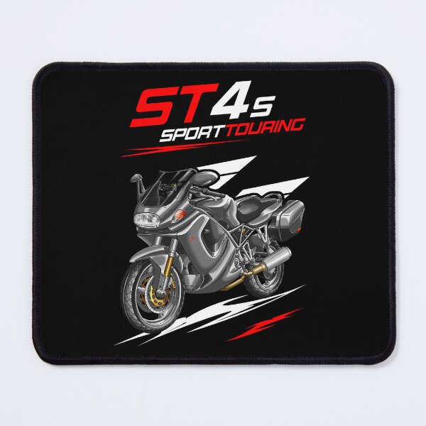 Item preview, Ducati ST4S (Gray Metallic + Saddlebags) for Motorcycle Riders designed and sold by MotoApparelHub.