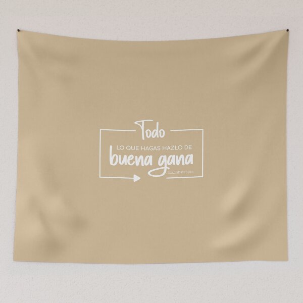 Item preview, Work with All Your Heart – Colossians 3:23 - Spanish version designed and sold by Disenale.
