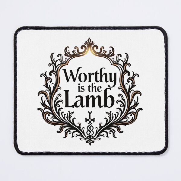 Item preview, Worthy is the Lamb – Revelation 5:12 Easter Majestic Jesus Sacrifice & Divine Honor  designed and sold by ebocraft.