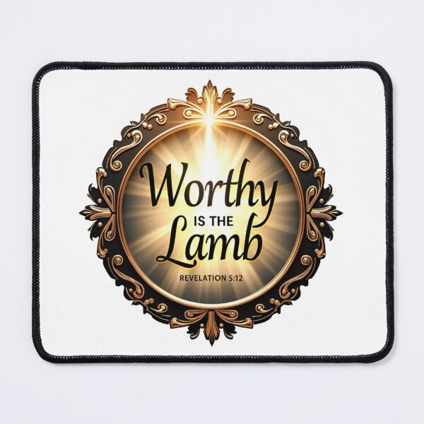 Item preview, Jesus-Worthy is the Lamb – Revelation 5:12 Easter Majestic Sacrifice & Divine Honor  designed and sold by ebocraft.