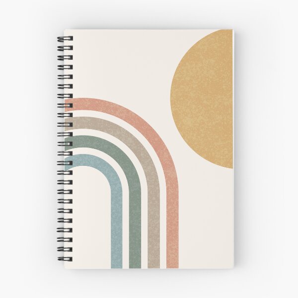Item preview, Mid-Century Modern Sun & Rainbow Colorful designed and sold by moonlightprint.