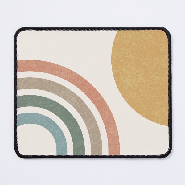 Item preview, Mid-Century Modern Sun & Rainbow Colorful designed and sold by moonlightprint.