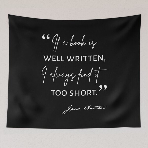 Item preview, Avid Reader II - Jane Austen Quote designed and sold by Lemon Pepper.