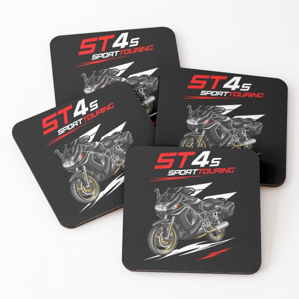 Item preview, Ducati ST4S (Gross Black + Saddlebags) for Motorcycle Riders designed and sold by MotoApparelHub.