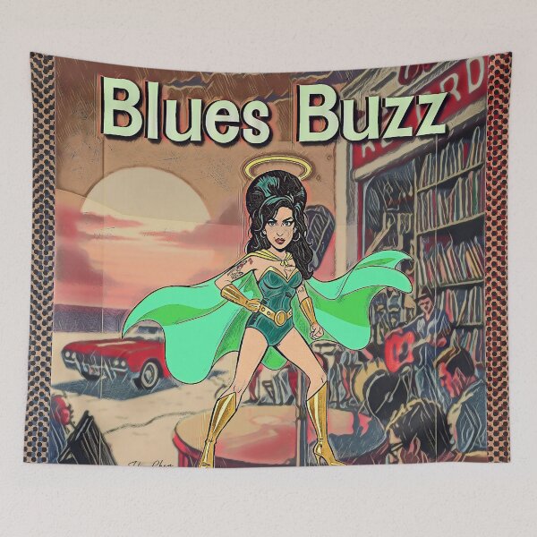 Item preview,  Blues Buzz  AMY Superhero designed and sold by Hen-C-Art.