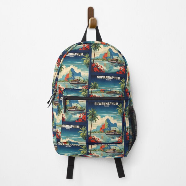 Item preview, Suwannaphum Thailand Vintage Retro Travel Tourism designed and sold by TravelersGems.
