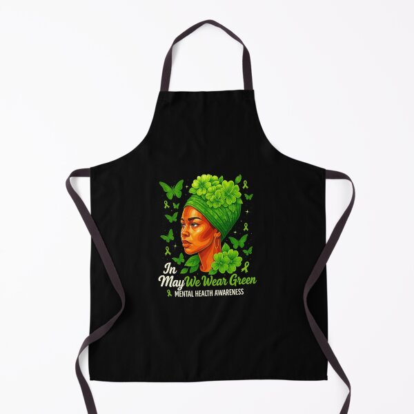Item preview, Mujeres negras en Mayo nos vestimos de verde Concientización sobre la salud mental designed and sold by MOHITSALVI.