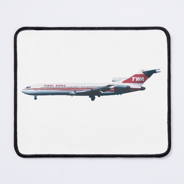 Item preview, TWA 727 Classic Plane Abstract Illustration designed and sold by AddiK-Art.