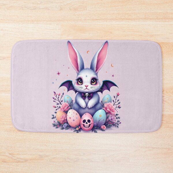 Item preview, Gothic Easter Bunny - Spooky Cute Pastel Goth Art designed and sold by LaLi-Designs.