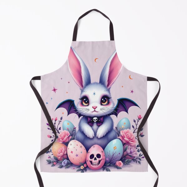 Item preview, Gothic Easter Bunny - Spooky Cute Pastel Goth Art designed and sold by LaLi-Designs.