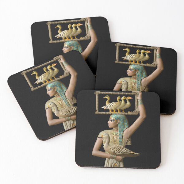 Item preview, Ancient Egyptian woman holding ducks designed and sold by TuyaArts.