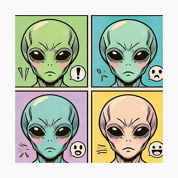 Item preview, Alien Pop Art designed and sold by Planetporridge.
