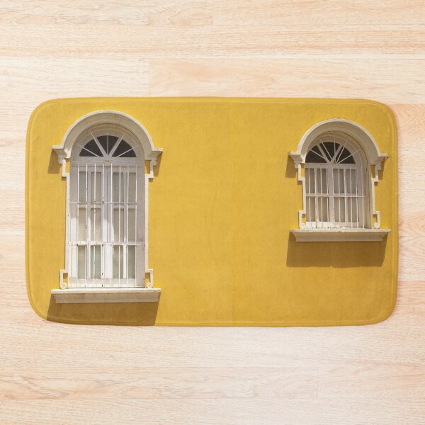 Item preview, white windows of the yellow house designed and sold by felipequeiroz.