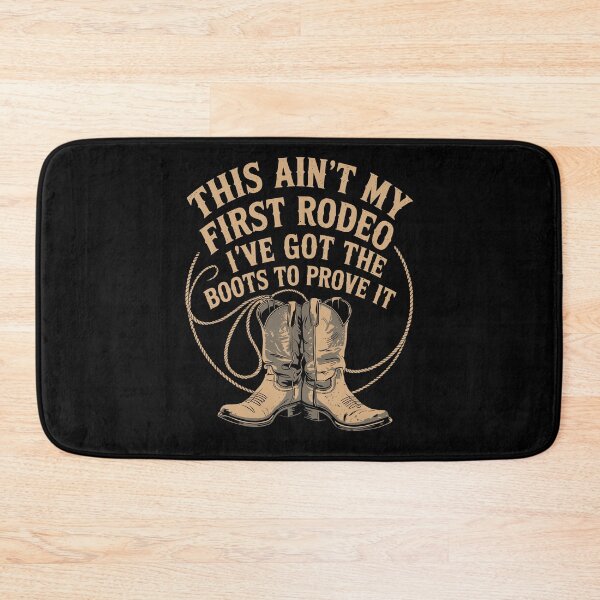 Item preview, This Ain't My First Rodeo Funny Western Cowgirl Boots designed and sold by tmerchtrends.
