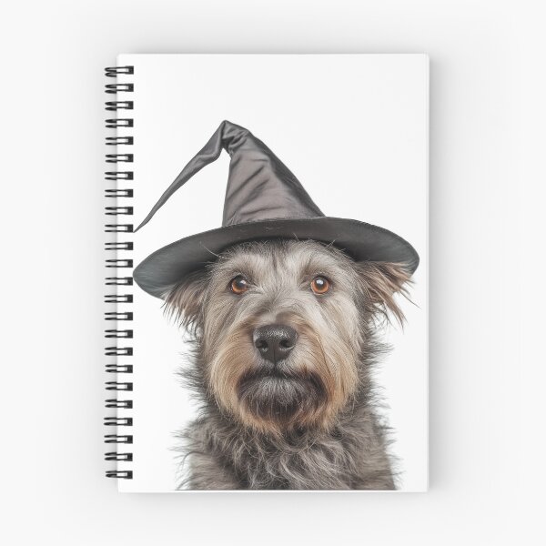 Item preview, Berger Picard Dog Wearing Halloween Witch Hat designed and sold by LazyOwlStore.