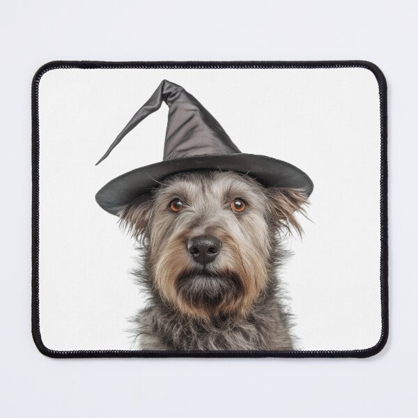 Item preview, Berger Picard Dog Wearing Halloween Witch Hat designed and sold by LazyOwlStore.