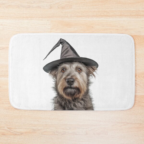 Item preview, Berger Picard Dog Wearing Halloween Witch Hat designed and sold by LazyOwlStore.