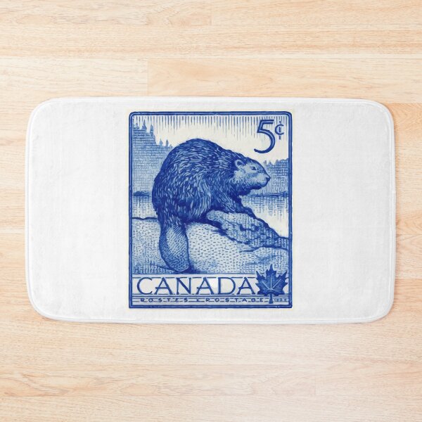 Item preview, Vintage Canadian Postage Stamp Beaver designed and sold by Angry Swan Designs.