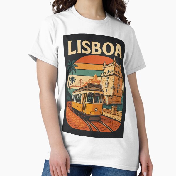 Aperçu de l'œuvre Lisbonne est géniale ! créée et vendue par TheYeahStore.