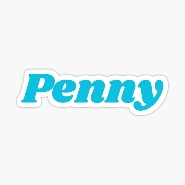 Item preview, Penny, Blue Font designed and sold by RedParker.