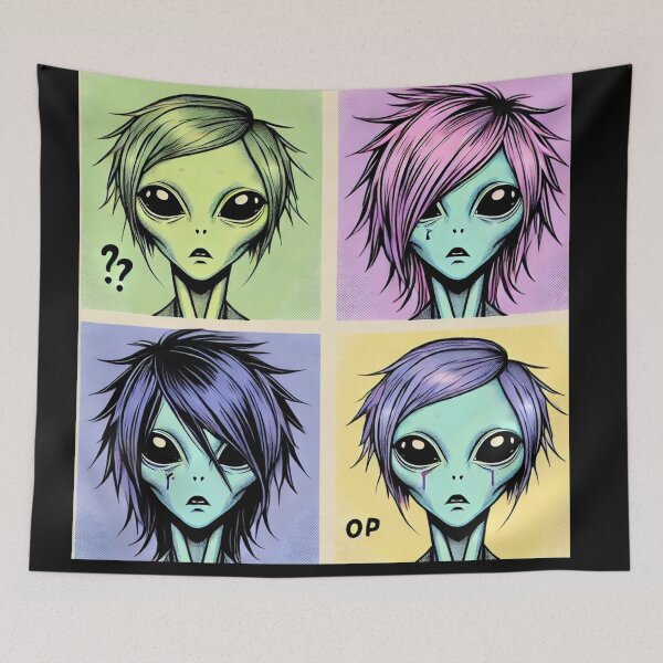 Item preview, Alien Emo designed and sold by Planetporridge.