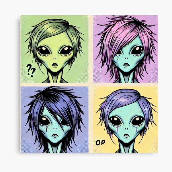 Item preview, Alien Emo designed and sold by Planetporridge.