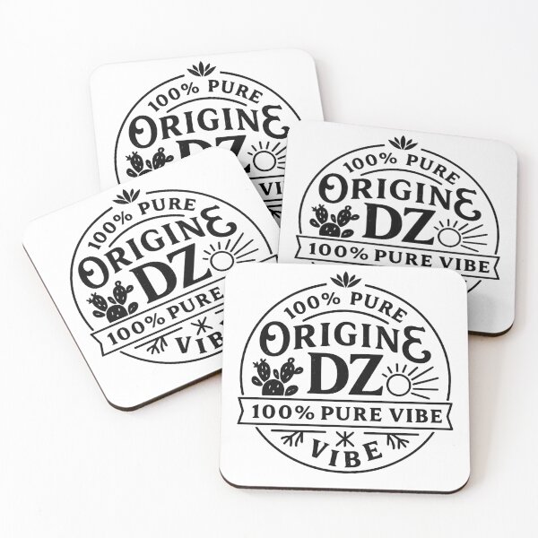 Item preview, DZ Origin – 100% Pure Vibe | Algerian Label Design designed and sold by DilouDilou.