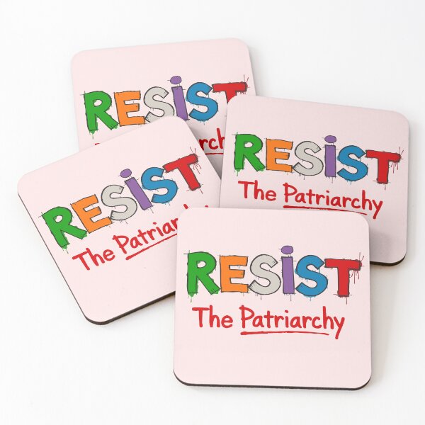 Item preview, RESIST The Patriarchy – Bold Oil Painted Typography designed and sold by BlindCatCreative.